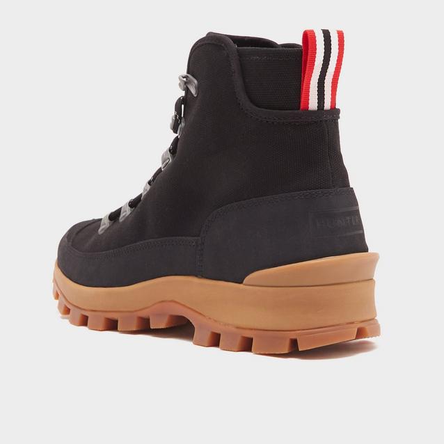 Hunter Men’s Canvas Desert Commando Boots Blacks