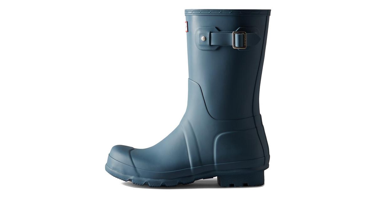 Hunter Men's Original Short Wellington Boots | Blacks