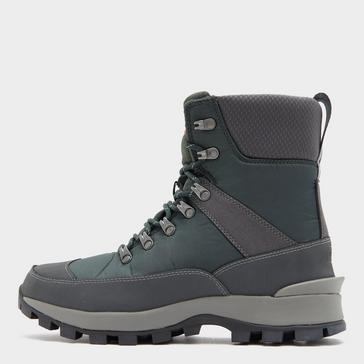 Green Hunter Mens Recycled Polyester Commando Boots Green/Grey