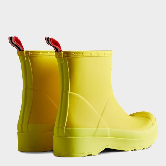 Short yellow hunter outlet boots