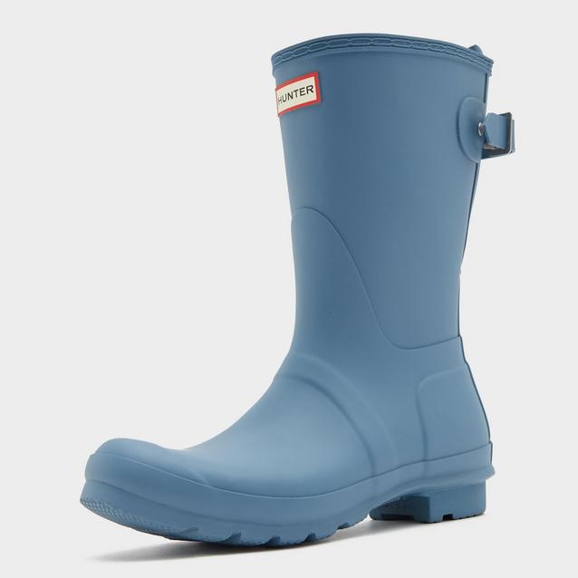 Short blue sale hunter boots