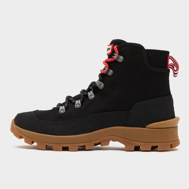 Black canvas hotsell timberland boots