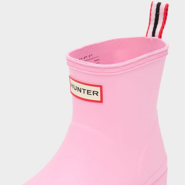 Short pink hot sale hunter boots