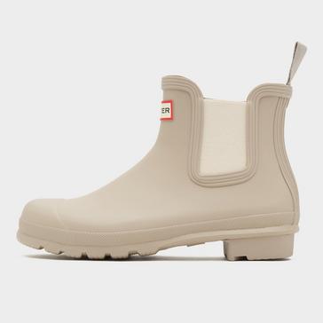 Beige Hunter Women’s Original Chelsea Wellington Boots