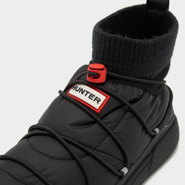 Hunter Womens In/Out Puffer Lace Up Boots Black | Millets Hunter Womens In/Out Puffer Lace Up Boots Black | Millets