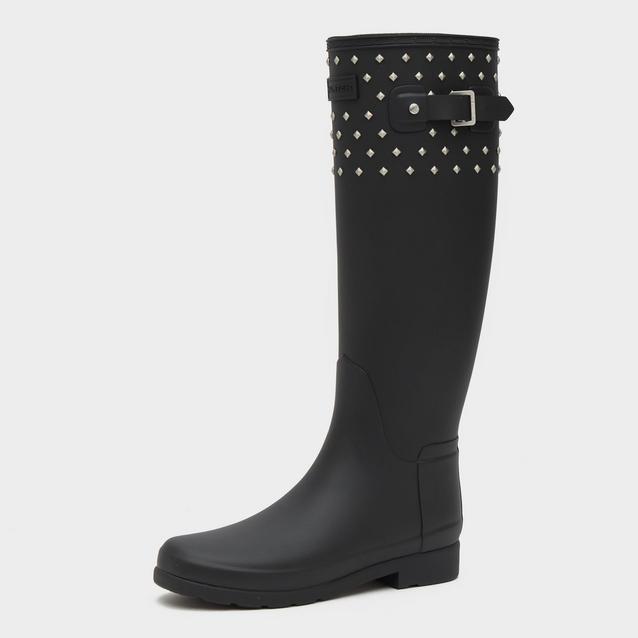 Tall black hunter boots on sale online