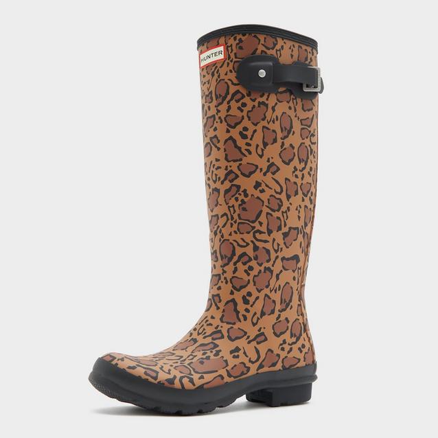 Animal print wellington boots hotsell