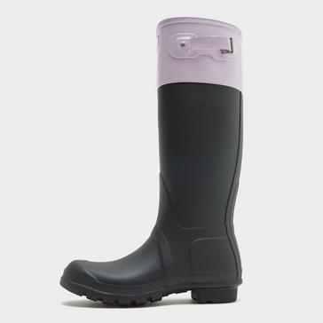 Black/Pink Hunter Women's Original Tall Colour Block Wellington Boots