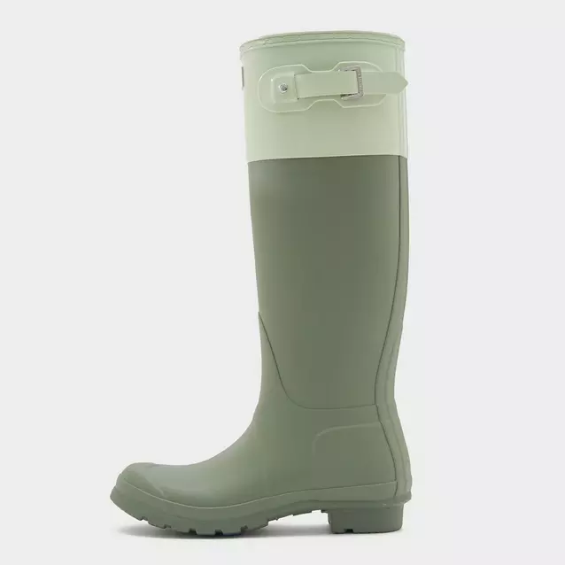 Matte green shop hunter rain boots