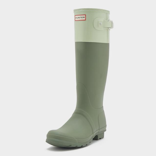 Hunter colour cheap block wellies