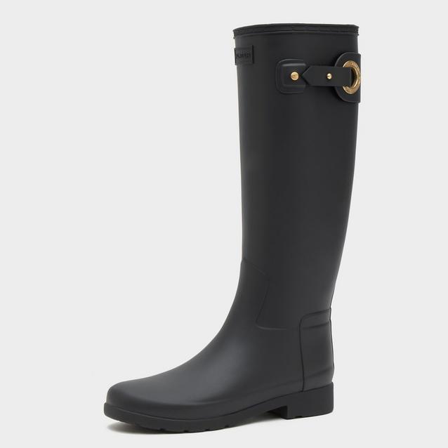 Hunter Women’s Refined Tall Eyelet Wellington Boots | Blacks