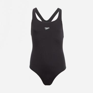 Black Speedo Kids’ Eco Endurance Medalist Swimsuit