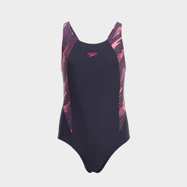 Navy Speedo Kids’ Muscleback Swimsuit