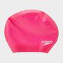Pink Speedo Long Hair Swim Cap