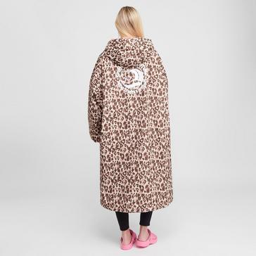 Yellow Regatta Adults Waterproof Robe Leopard Print