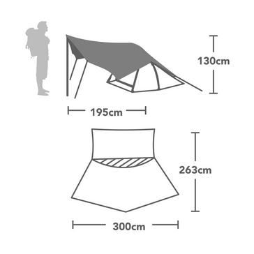 Blue OEX Feral Tarp Ultralight