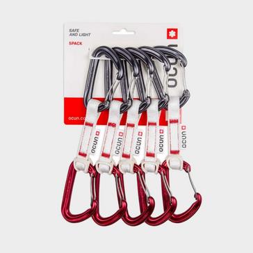 Red Ocun Hawk QD Combi Bio-Dyn-Ring 15mm 10cm (6 Pack) 