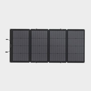 Black Ecoflow 220W Bifacial Solar Panel