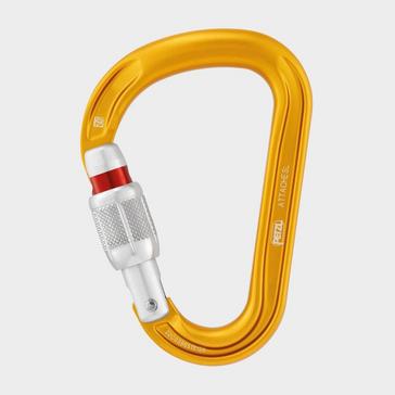 Gold Petzl Attache Carabiner 