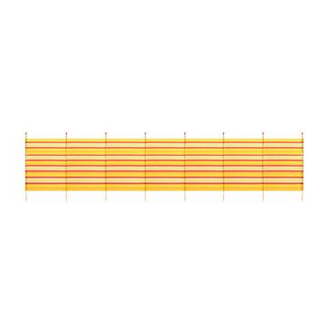 Yellow Freespirit 8 Pole Windbreak