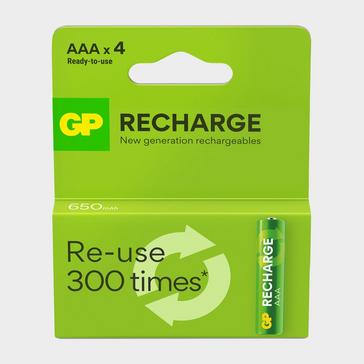 Green GP Batteries Rechargeable AAA Battery 4 Pack