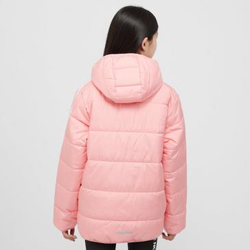 Pink adidas Kids’ 3 Stripes Padded Jacket