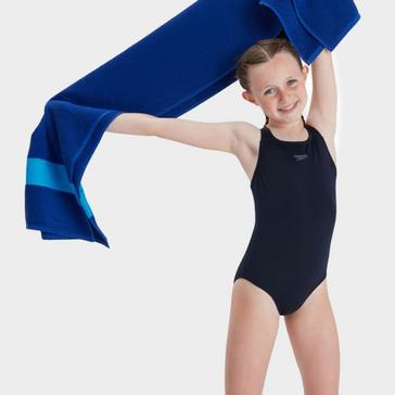 Navy Speedo Kids’ Eco Endurance Medalist Swimsuit