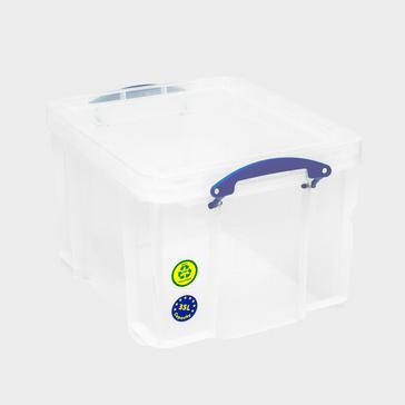 Clear Really Useful Really Useful Storage Box – 35L