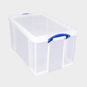 Clear Really Useful Storage Box – 84L