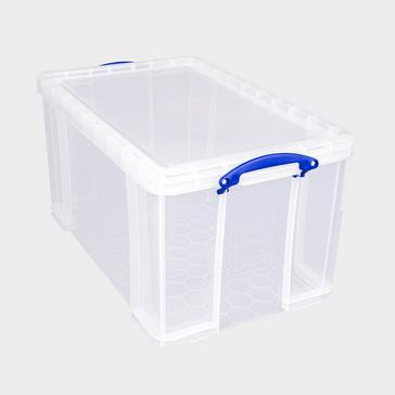Clear Really useful p Really Useful Storage Box – 84L