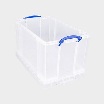Clear Really useful p Really Useful Storage Box – 84L