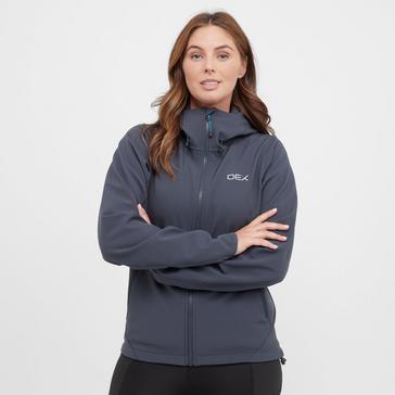 Grey OEX Women’s Thornhill Softshell Jacket