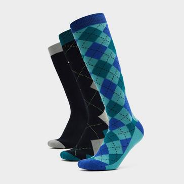 Blue Dublin Socks Pack of 3