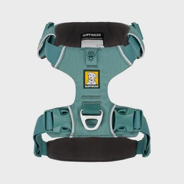 Green Ruffwear Front Range Dog Harness Aurora Teal