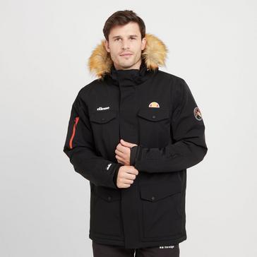Black Ellesse Men’s Felinio Parka Jacket