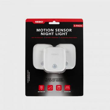 White Nebo LED Motion Sensor Night Light (3 Pack)