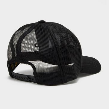 Black CAT Raised Logo Cap