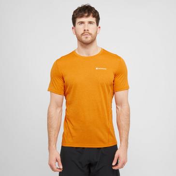 Orange Montane Men's Dart Lite Short Sleeved T-Shirt