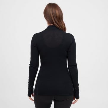 Black OEX Women’s Kelso Merino Long Sleeve Baselayer Top