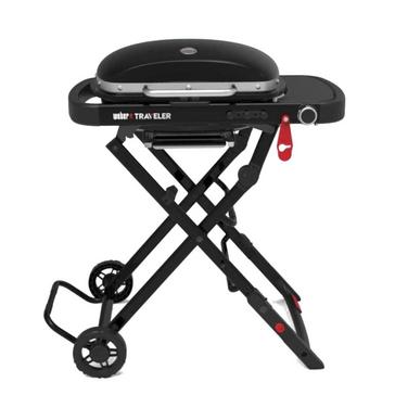 Black Weber Traveler® Compact Gas Barbecue