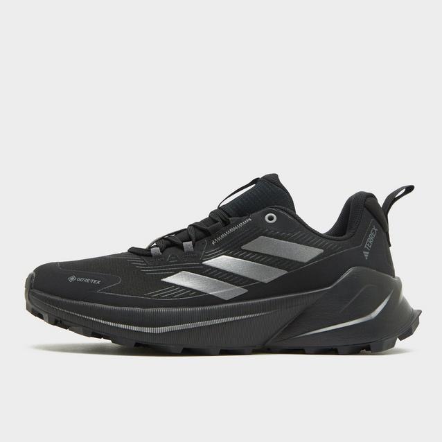 Adidas black outdoor shoes online