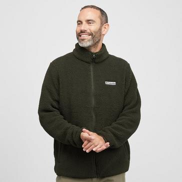 Green Columbia Men's Rugged Ridge Full-Zip Sherpa Fleece