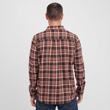 Brown Weird Fish Men's Broxton Long Sleeve Check Shirt