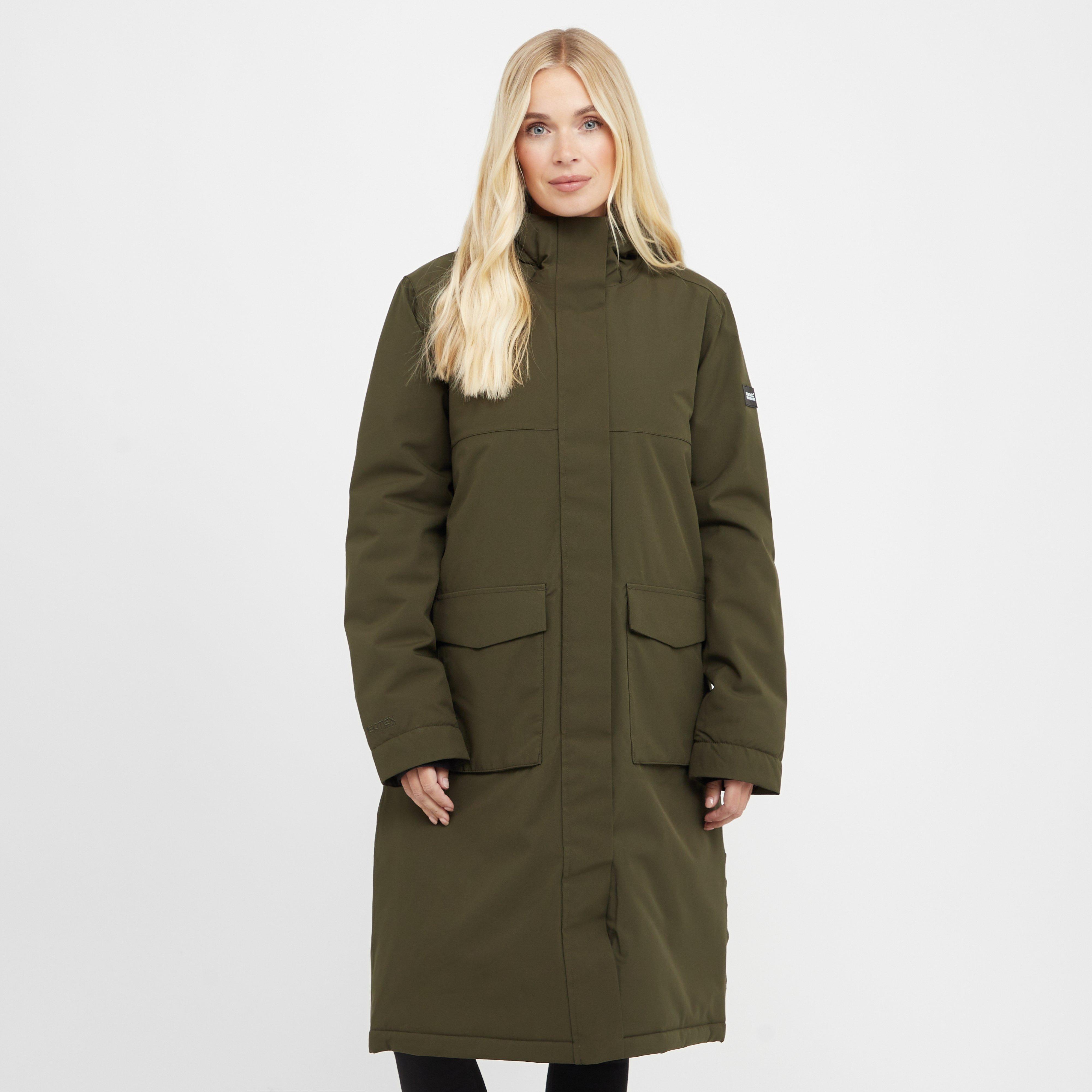 Regatta Damen Longley Steppjacke – Lang, Wasserabweisend, Mit Kapuze, Aus Recyceltem Polyester