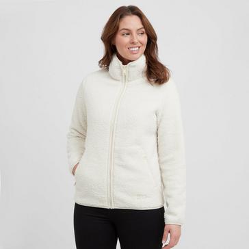 Cream Jack Wolfskin Women’s High Curl Fleece Jacket