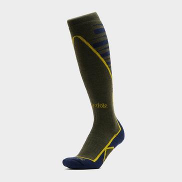 Green Bridgedale Men’s Ski Midweight Plus Ski Socks