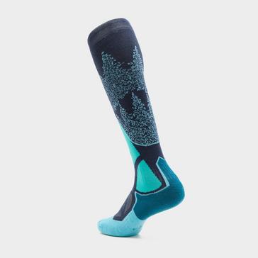 Blue Bridgedale Women’s Midweight Merino Ski Socks