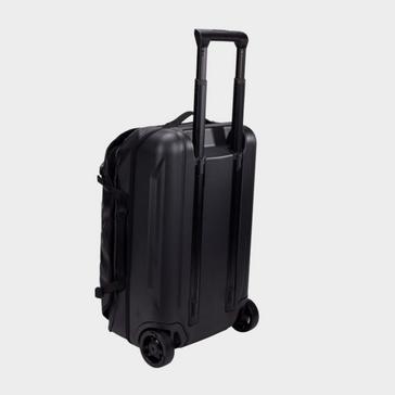 Black Thule Chasm Carry On Wheeled Duffel Suitcase