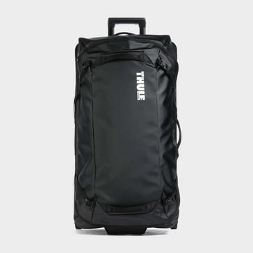 Black Thule Chasm Check In Wheeled Duffel Suitcase