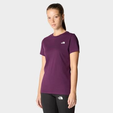 Purple The North Face Women's Simple Dome T-Shirt